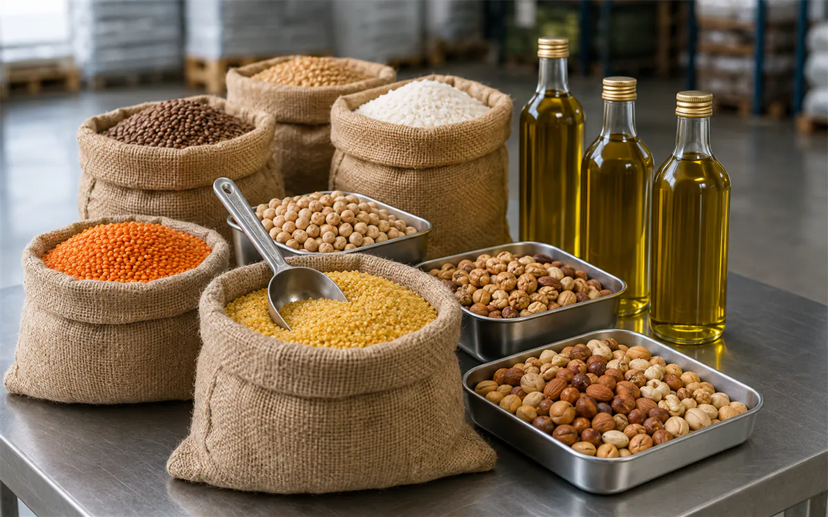 Bakliyat, kuruyemiş ve kuru gıda çeşitleri